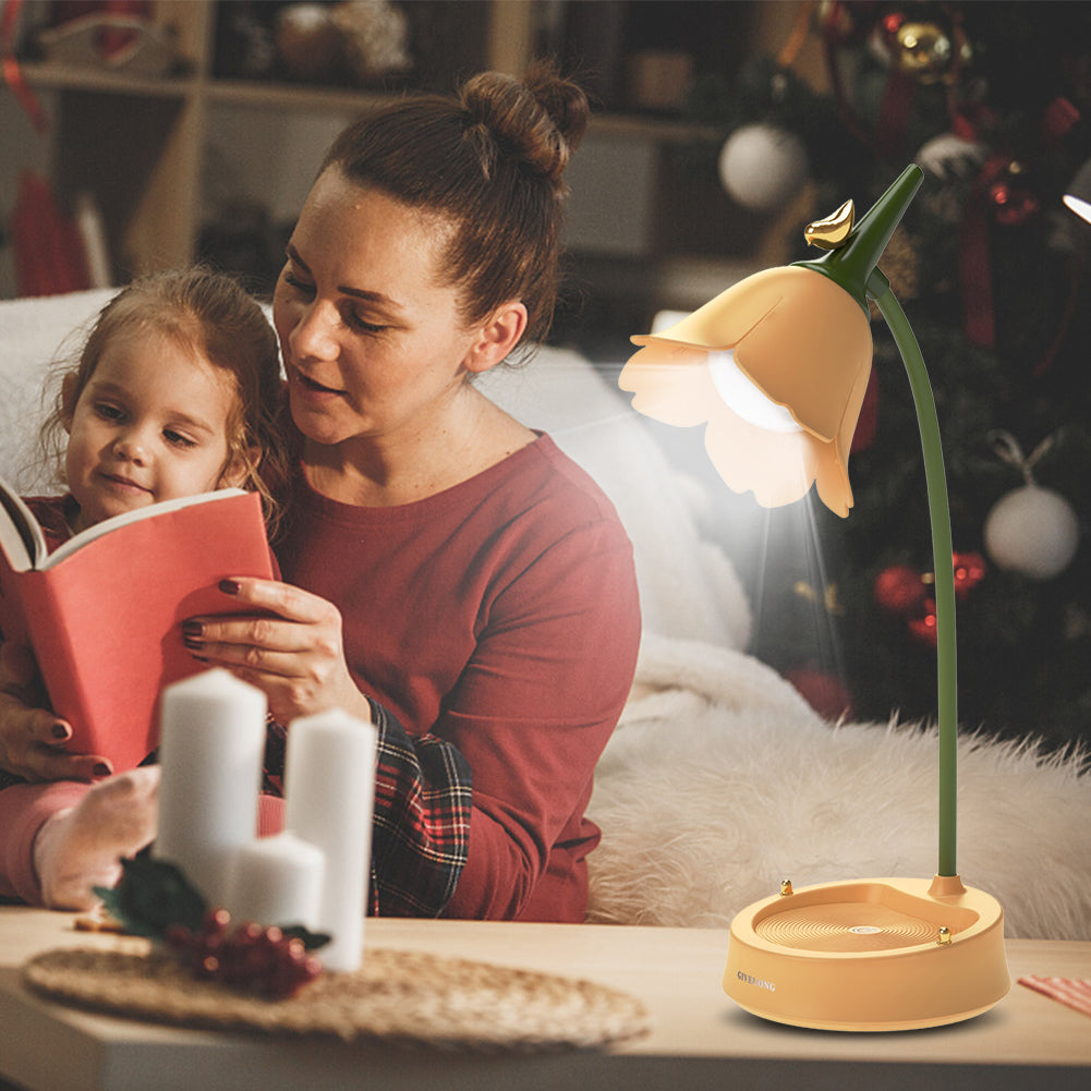 Avtoit | LumaPetal  – Wireless Flower LED Desk Lamp
