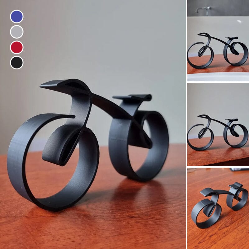 Avtoit | Minimalistic Bicycle Sculpture Wire Mesh Style