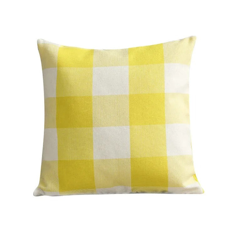 Avtoit | Cozy Checked Cushion Cover in Country Style – Autumn Plaid (1+1 FREE)