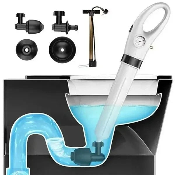 Avtoit | Effortless Toilet Plunger | Eco-Friendly, High-Pressure Drain Unblocker for Home Maintenance