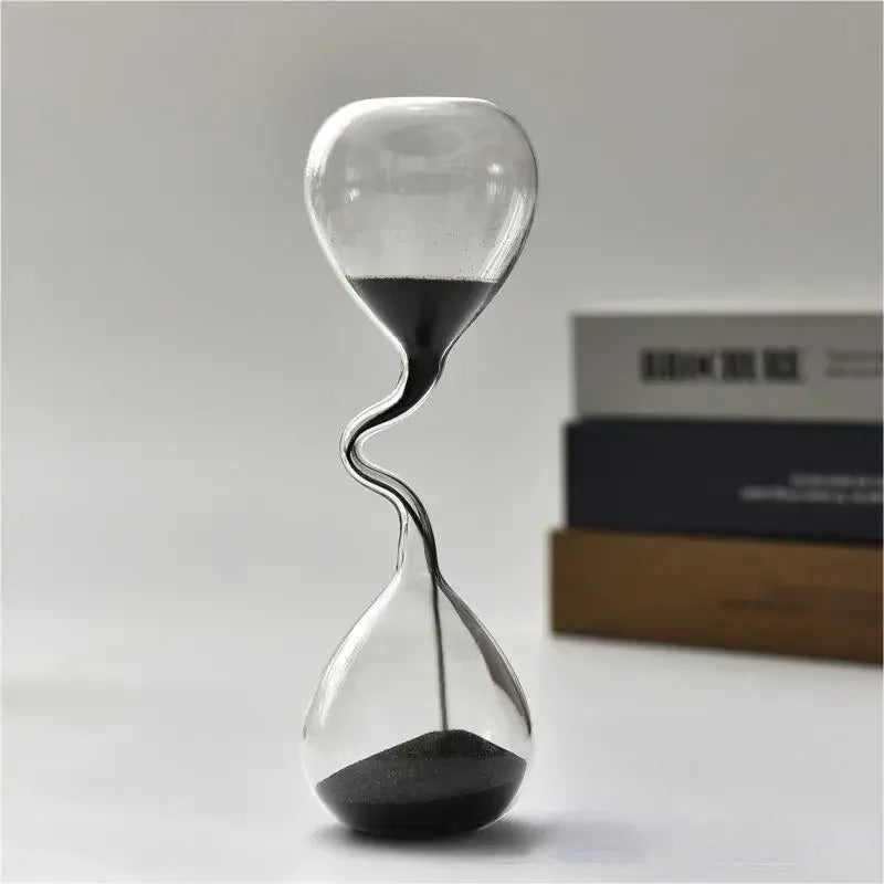 Avtoit | Curvy Black Hourglass | Glass