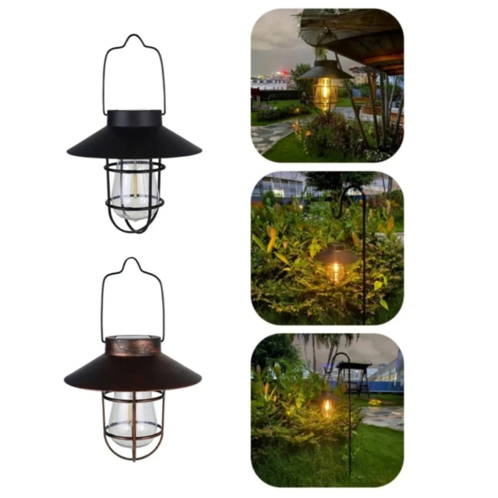 Avtoit | Hadleigh Hanging Solar Wall Light - Stylish Solar Lantern for Outdoor Spaces