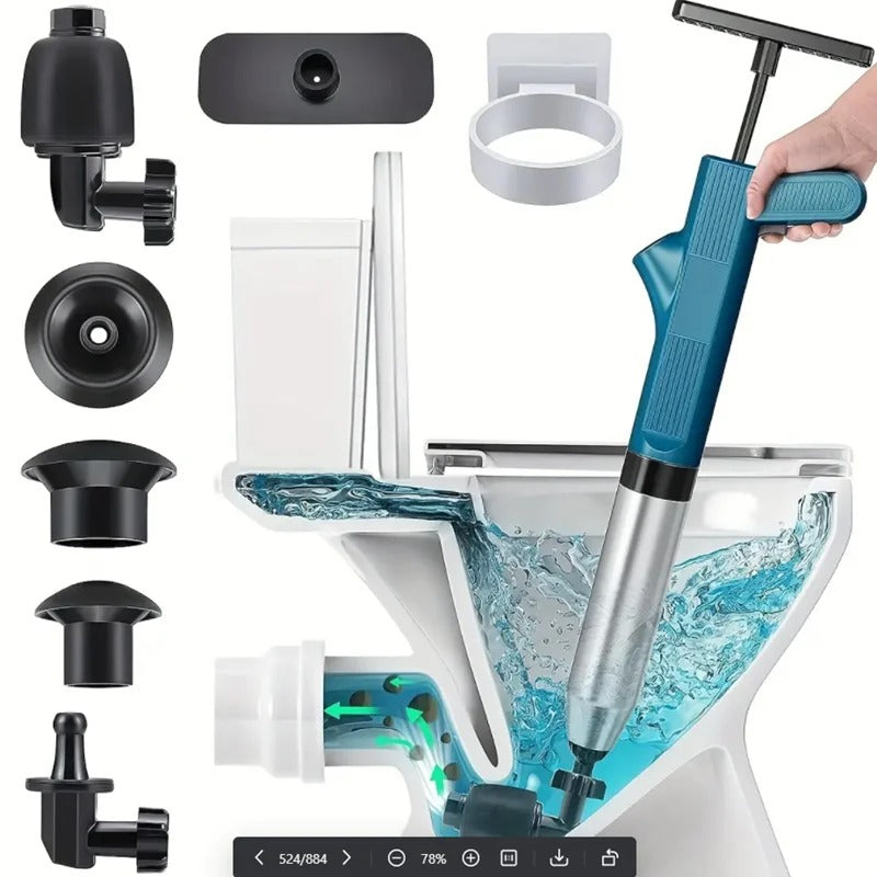 Avtoit | Toilet Plunger & Drain Unblocker | Eco-Friendly, User-Friendly & Effortless Solution for Home Maintenance