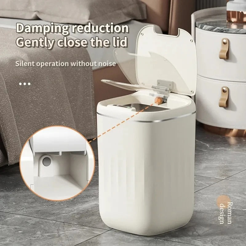 Avtoit | Smart Sensor Trash Bin with UV Light – Automatic Touchless Wastebasket with Lid & Odor Control for Kitchen, Bathroom & Home Hygiene