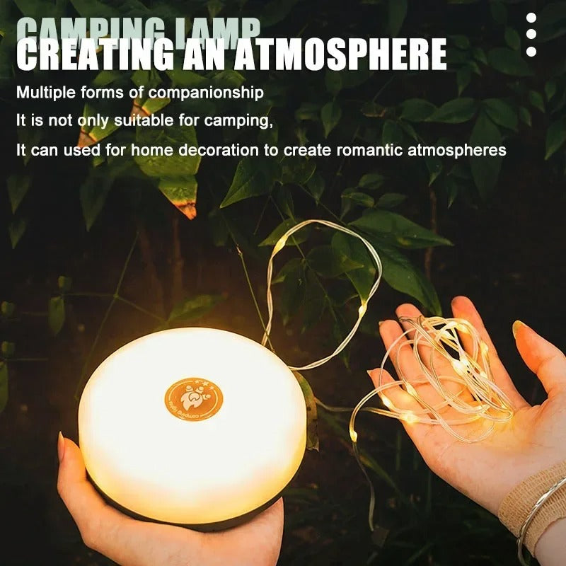Avtoit | CampBeam LED Outdoor String Lights – Rechargeable Waterproof Lights with Magnetic Hooks & 5 Lighting Modes