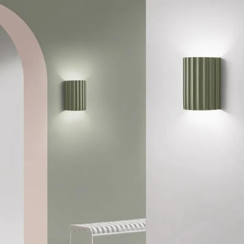 Avtoit | Minimalist Groove Wall Lamp | Resin, Up and Down