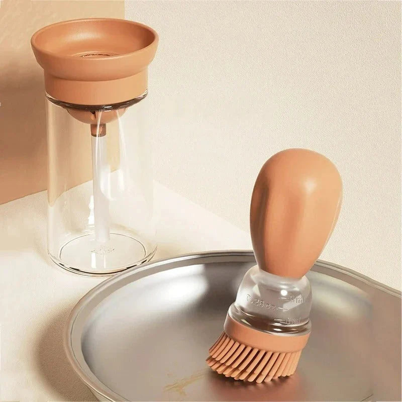 Avtoit | Oil dispenser with silicone brush – Precise dosing & Easy application for cooking & grilling