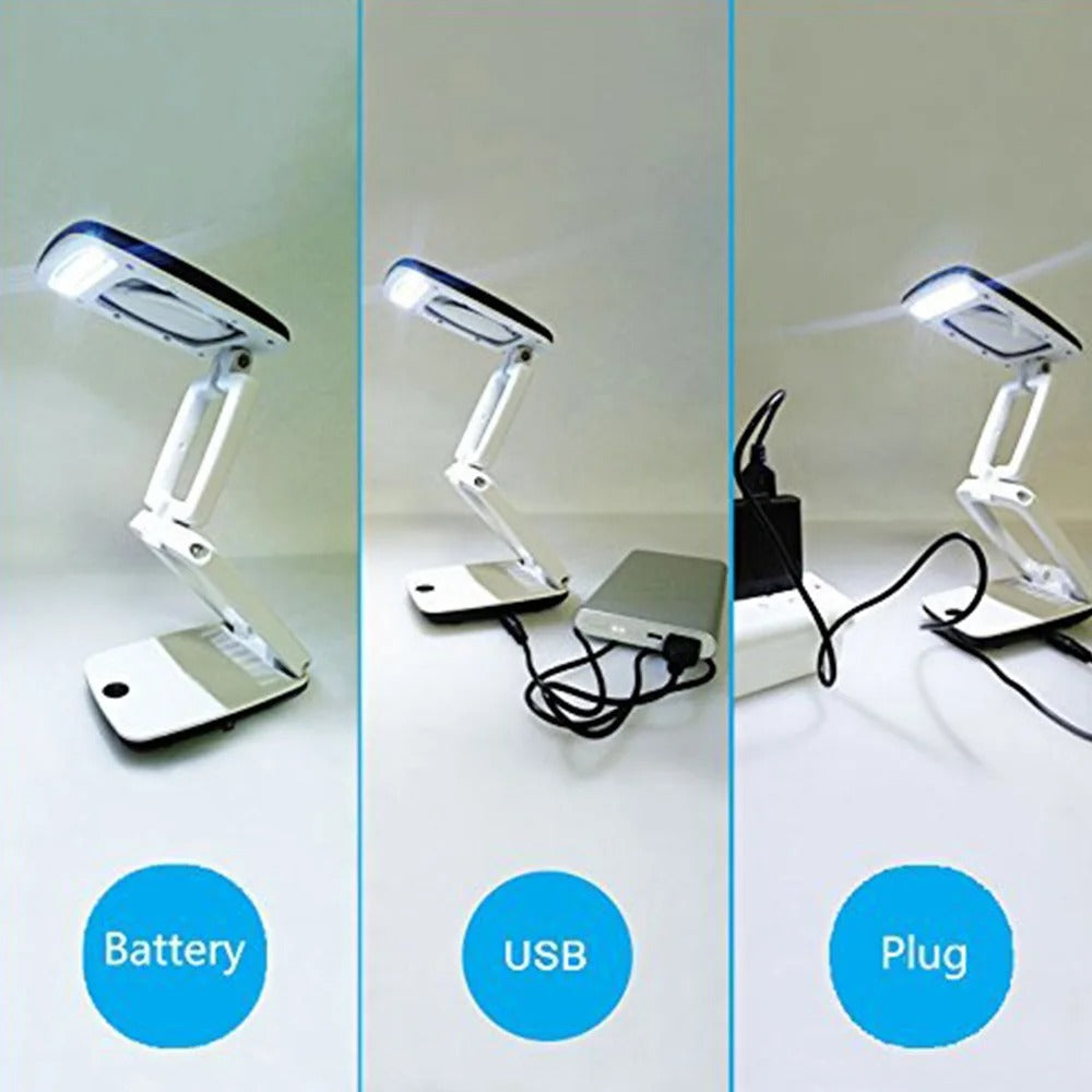 Avtoit | Full Page Magnifying Glass with Light & Stand | Reading Aid for the Elderly