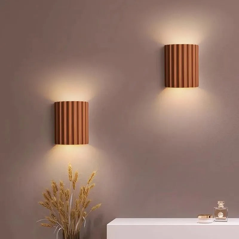 Avtoit | Minimalist Groove Wall Lamp | Resin, Up and Down