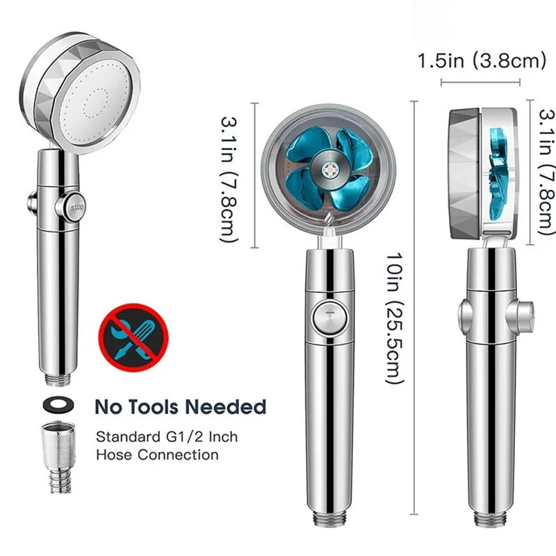 Avtoit | Turbo Shower Head – Adjustable Pressure