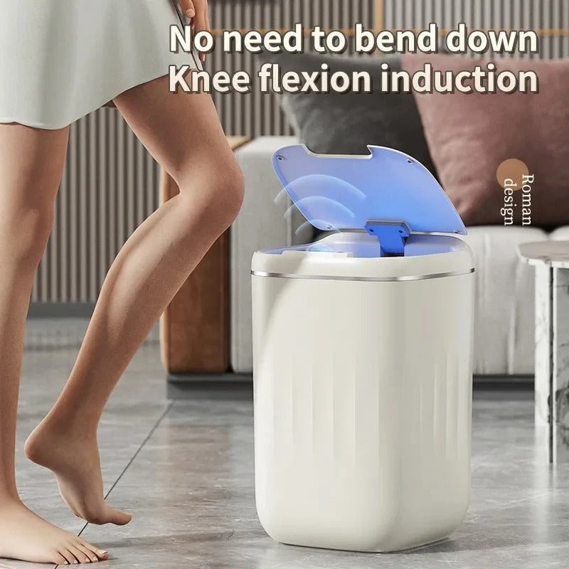 Avtoit | Smart Sensor Trash Bin with UV Light – Automatic Touchless Wastebasket with Lid & Odor Control for Kitchen, Bathroom & Home Hygiene