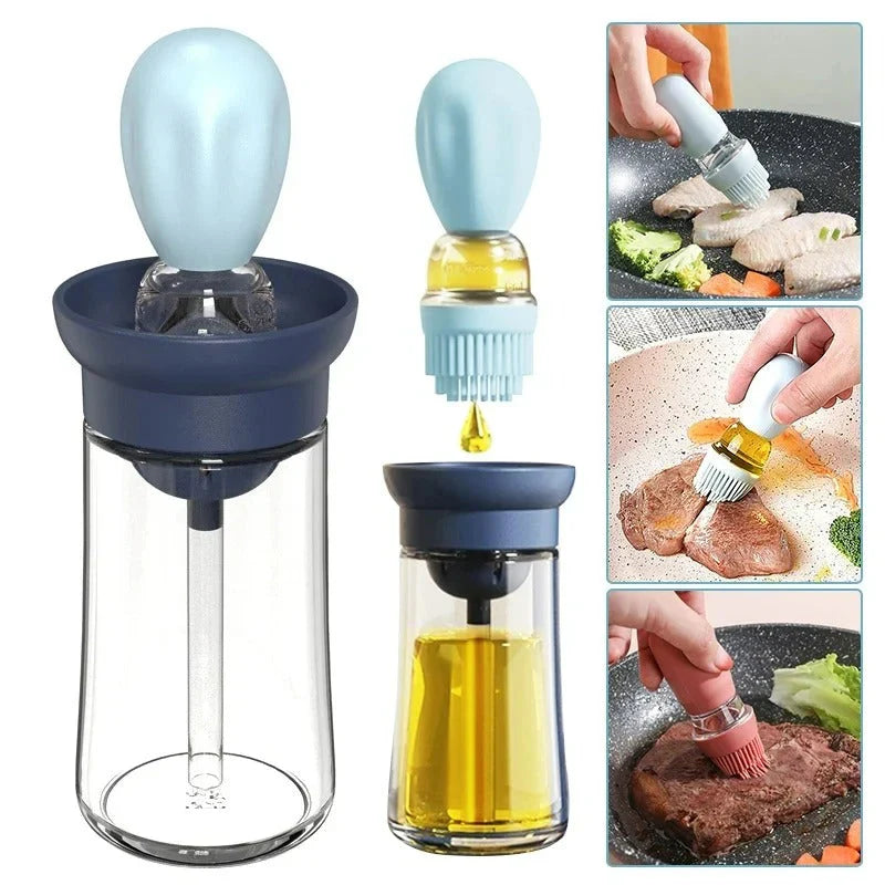 Avtoit | Oil dispenser with silicone brush – Precise dosing & Easy application for cooking & grilling