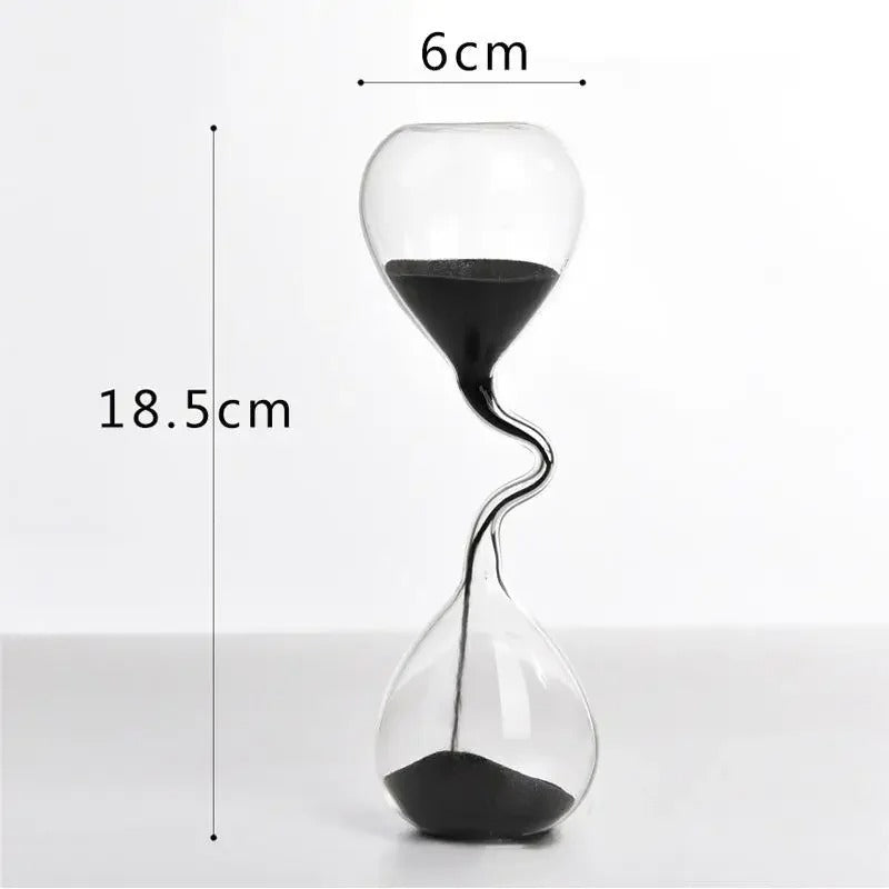 Avtoit | Curvy Black Hourglass | Glass