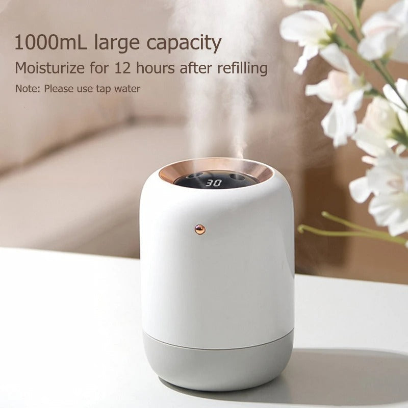 Avtoit | HydraPur UV Air Humidifier – Silent Portable Humidifier with UV Sterilisation for Clean & Comfortable Air