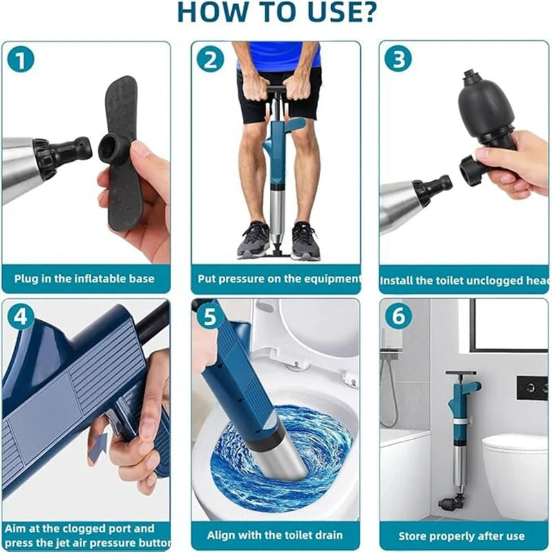 Avtoit | Toilet Plunger & Drain Unblocker | Eco-Friendly, User-Friendly & Effortless Solution for Home Maintenance