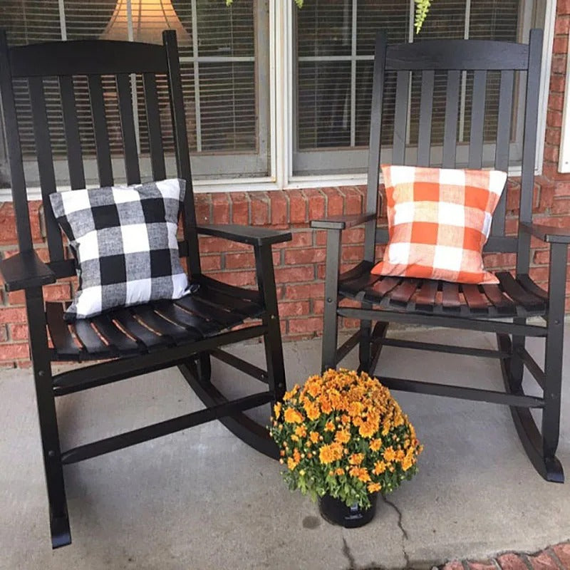 Avtoit | Cozy Checked Cushion Cover in Country Style – Autumn Plaid (1+1 FREE)