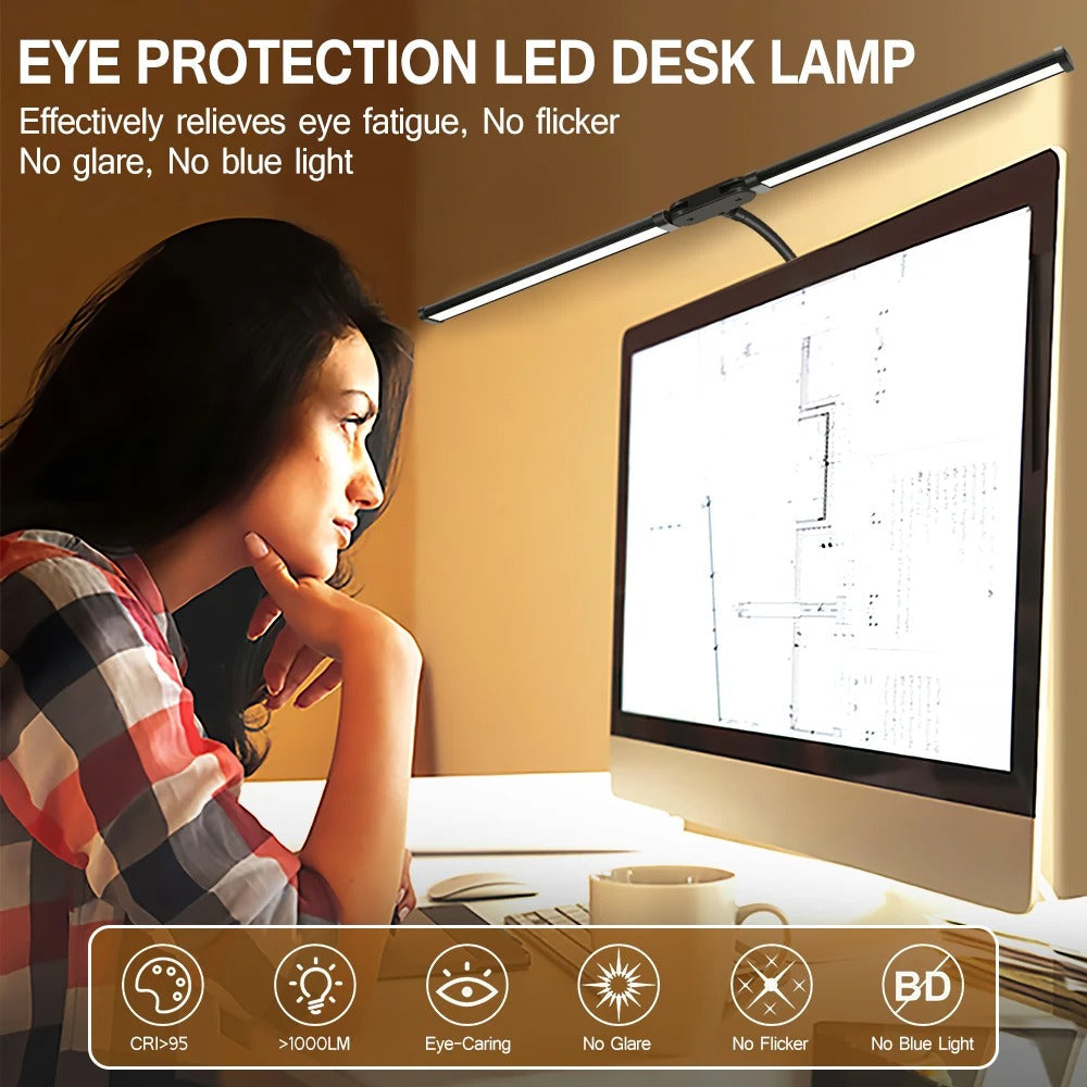 Avtoit | Double-Head LED Desk Lamp | Lighting Solution for Study, Work & Office Use