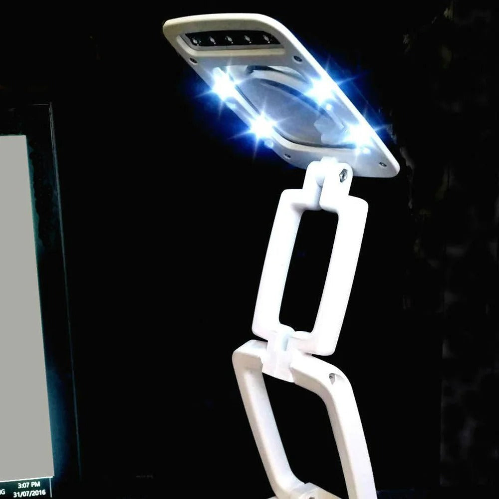 Avtoit | Full Page Magnifying Glass with Light & Stand | Reading Aid for the Elderly