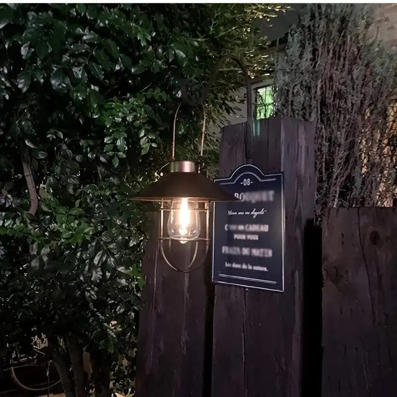 Avtoit | Hadleigh Hanging Solar Wall Light - Stylish Solar Lantern for Outdoor Spaces