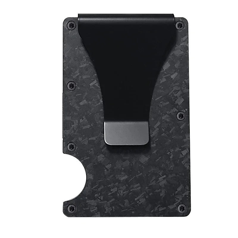 Avtoit | Titanium Matte Cobalt Card Holder – Slim & Stylish RFID Wallet for Men & Women