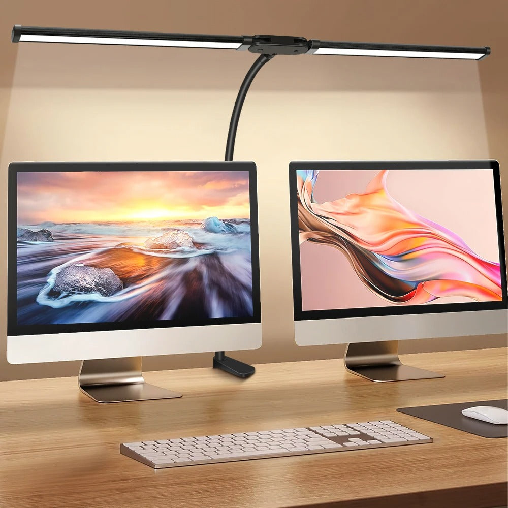 Avtoit | Double-Head LED Desk Lamp | Lighting Solution for Study, Work & Office Use