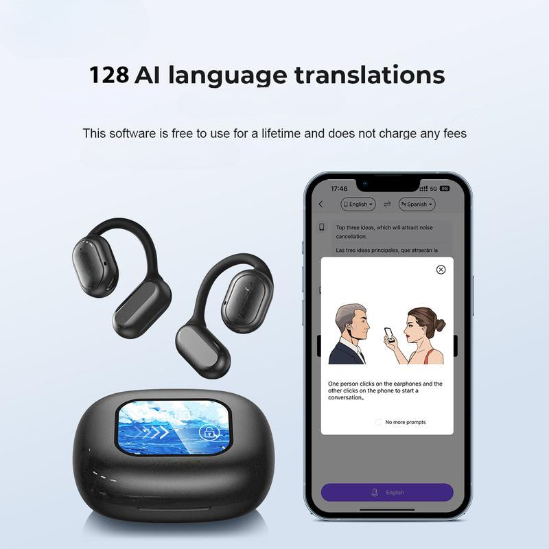 Avtoit | SmartSpeak AI Translator Earbuds – Real-Time Language Translation, High-Fidelity Audio, Bluetooth 5.2