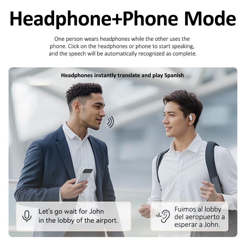 Avtoit | SmartSpeak AI Translator Earbuds – Real-Time Language Translation, High-Fidelity Audio, Bluetooth 5.2