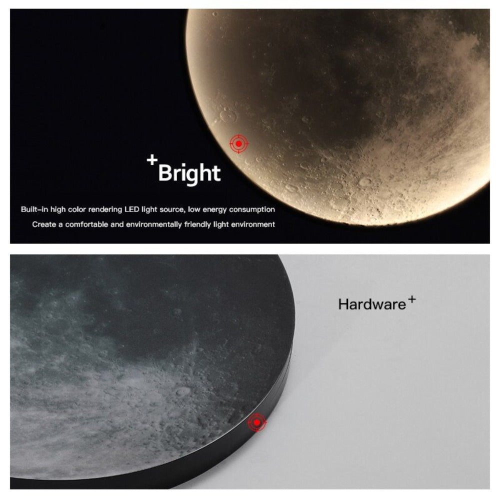 Avtoit | 3D LED Moon or Earth Ceiling or Wall Lamp (3 Styles) 24CM-80CM