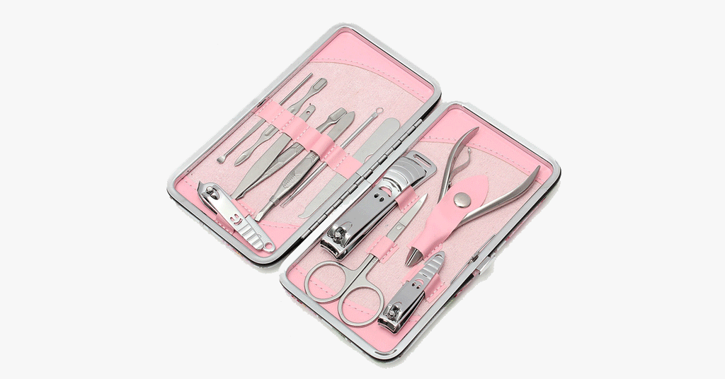 Avtoit | 12-piece Stainless Steel Professional Manicure Set