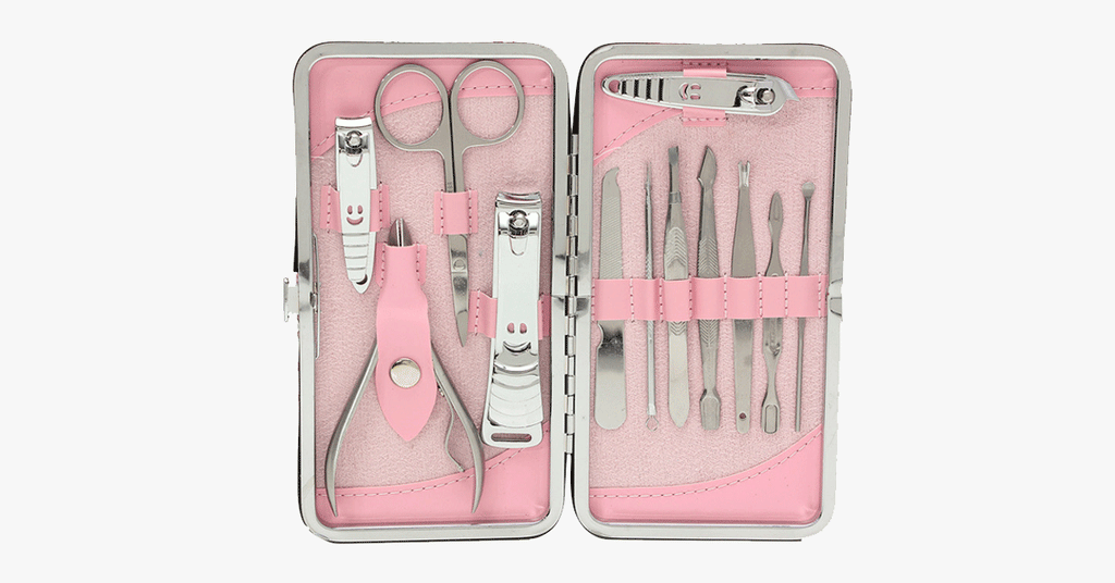 Avtoit | 12-piece Stainless Steel Professional Manicure Set