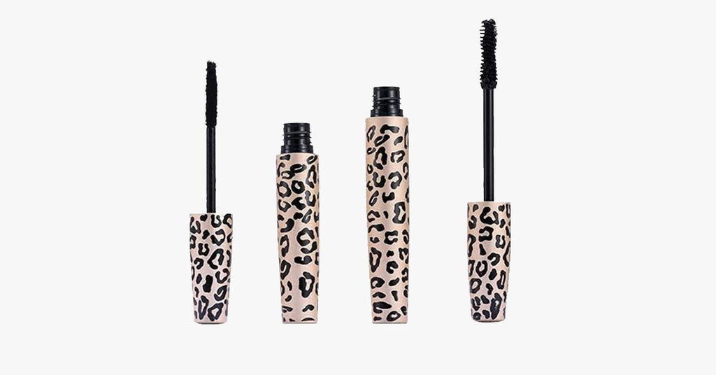 Avtoit | 3D Transplant gel & mascara in leopard pattern bottle - Made from natural fibers - Waterproof & easy to use