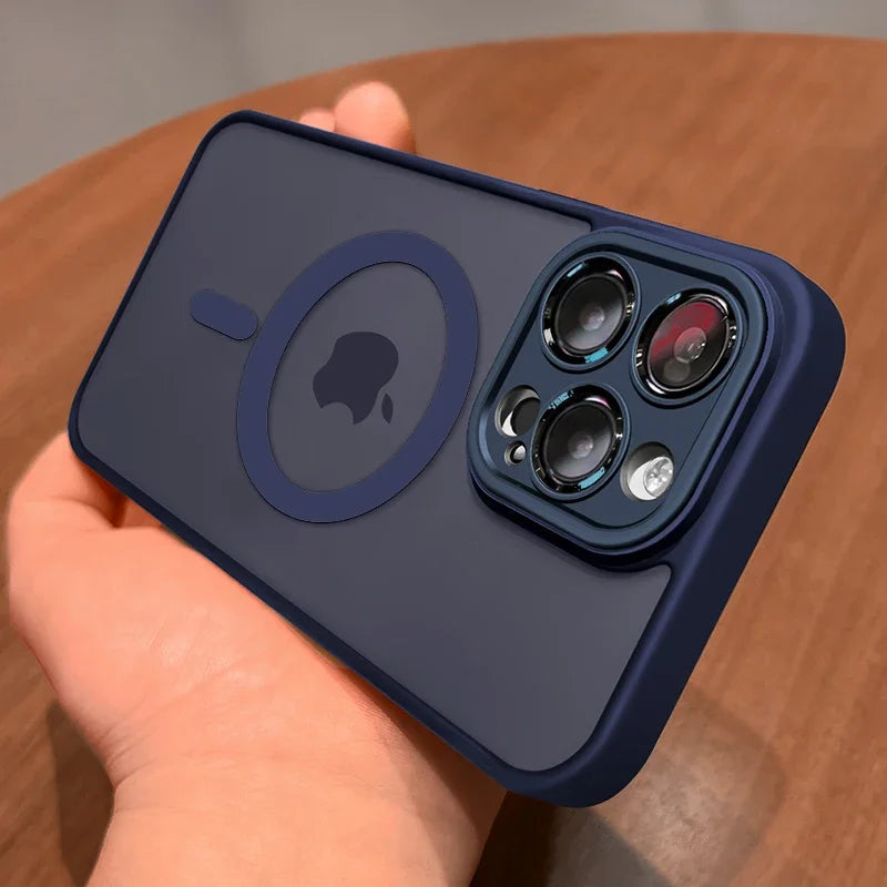 Avtoit | Matte Armour Magnetic Case with Shock Protection & Magsafe Support – 1+1 FREE