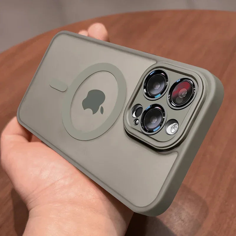 Avtoit | Matte Armour Magnetic Case with Shock Protection & Magsafe Support – 1+1 FREE
