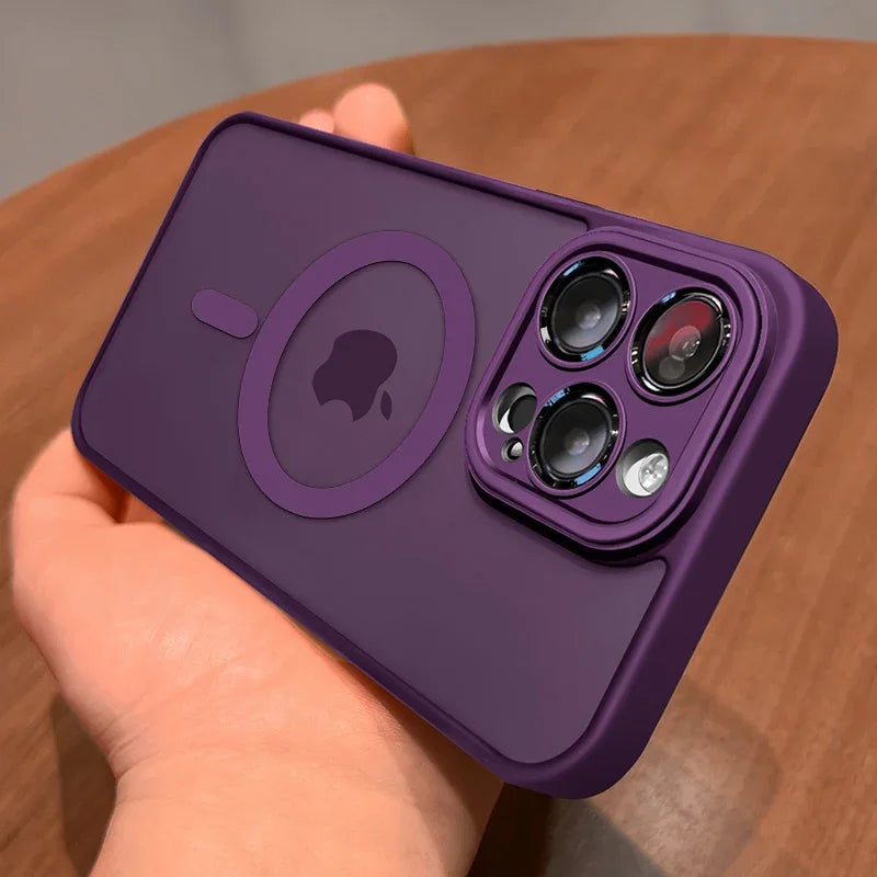 Avtoit | Matte Armour Magnetic Case with Shock Protection & Magsafe Support – 1+1 FREE