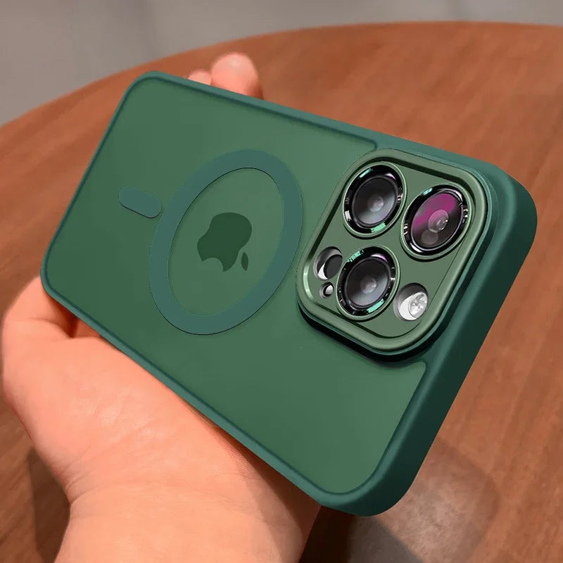 Avtoit | Matte Armour Magnetic Case with Shock Protection & Magsafe Support – 1+1 FREE