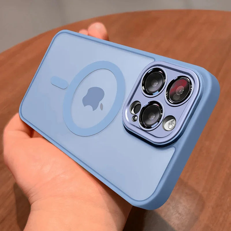 Avtoit | Matte Armour Magnetic Case with Shock Protection & Magsafe Support – 1+1 FREE