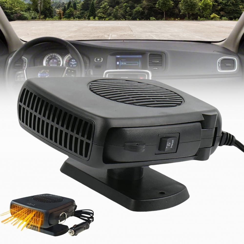 Avtoit | TurboHeat | 12V Car Heater – 150W/300W Ceramic Fan Heater, Portable Car Defroster & Warmer