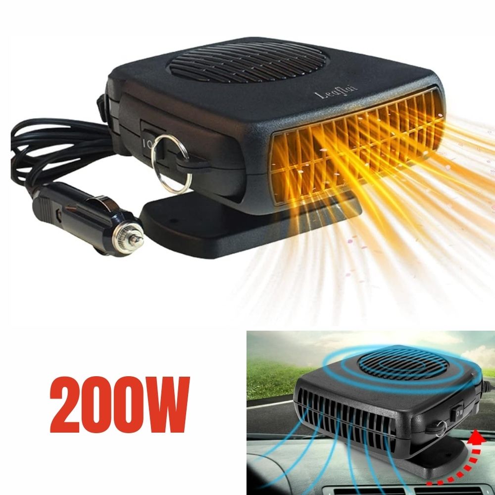 Avtoit | TurboHeat | 12V Car Heater – 150W/300W Ceramic Fan Heater, Portable Car Defroster & Warmer