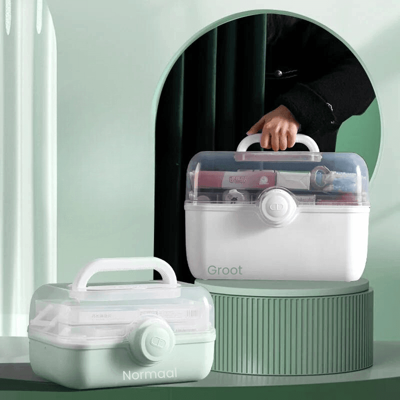 Avtoit | MediSmart Pill Organiser – Compact Weekly Medicine Storage Box for Home & Travel