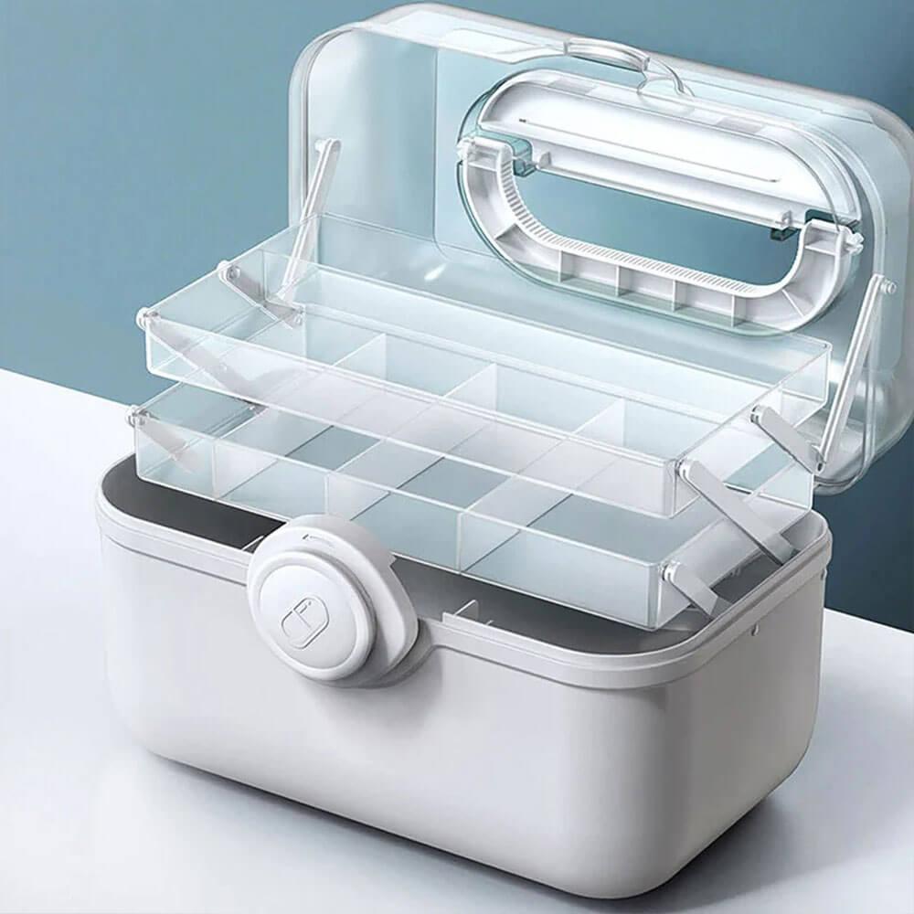 Avtoit | MediSmart Pill Organiser – Compact Weekly Medicine Storage Box for Home & Travel