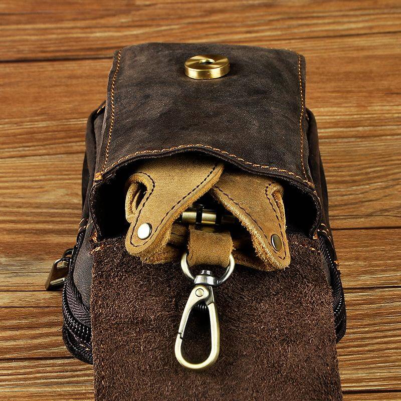 Avtoit | Men's High-Quality Leather Waist Bag - Guardian Leather