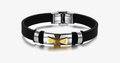 Avtoit | Golden Cross Stainless Steel Men's Bracelet