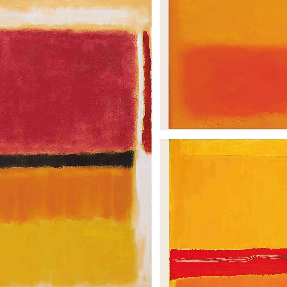 Avtoit | ArtLuxe Modern Abstract Rothko Wall Art Poster | Canvas | Minimalist Design | Decor for Living Room & Office