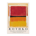 Avtoit | ArtLuxe Modern Abstract Rothko Wall Art Poster | Canvas | Minimalist Design | Decor for Living Room & Office