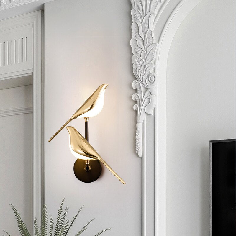 Avtoit | Modern Birds Wall Lamp - AviaryGlow