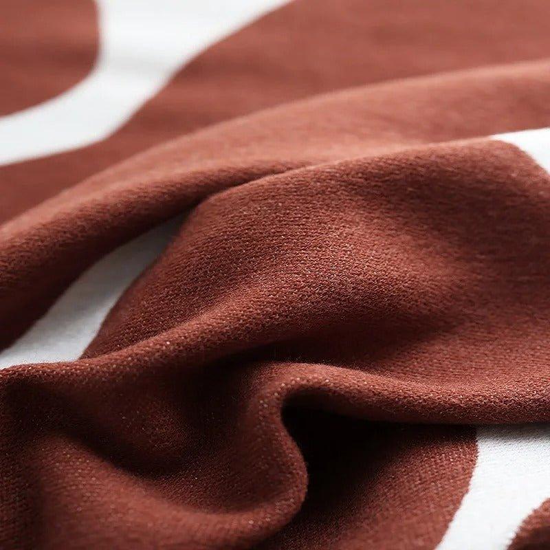 Avtoit | Modern, Abstract Throw Blanket in Bohemian Style – Nordic Style Blanket, Bedspread, Coverlet