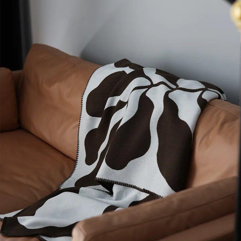 Avtoit | Modern, Abstract Throw Blanket in Bohemian Style – Nordic Style Blanket, Bedspread, Coverlet