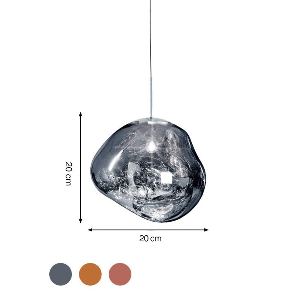 Avtoit | Modern Glass Ceiling Light - LunaLux