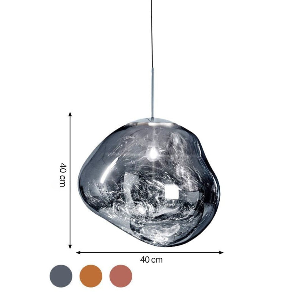 Avtoit | Modern Glass Ceiling Light - LunaLux