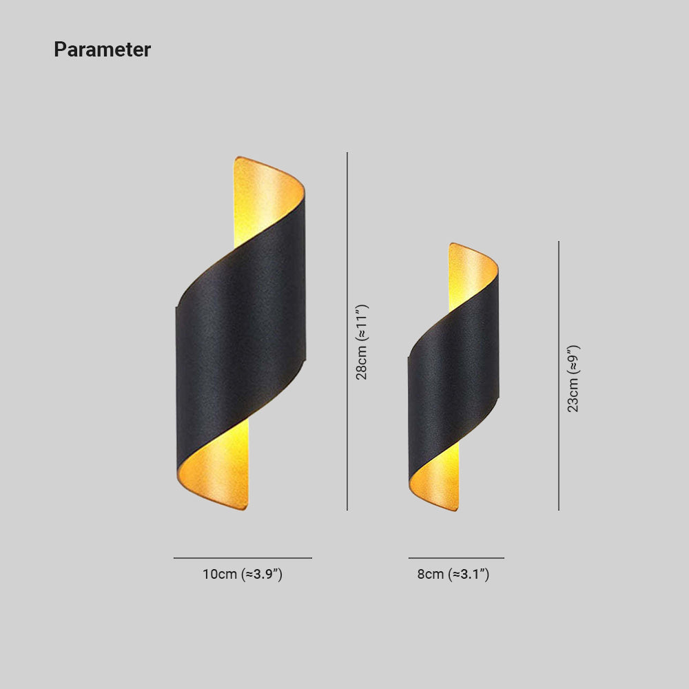 Avtoit | Modern Spiral LED Wall Lamp – TwistLight